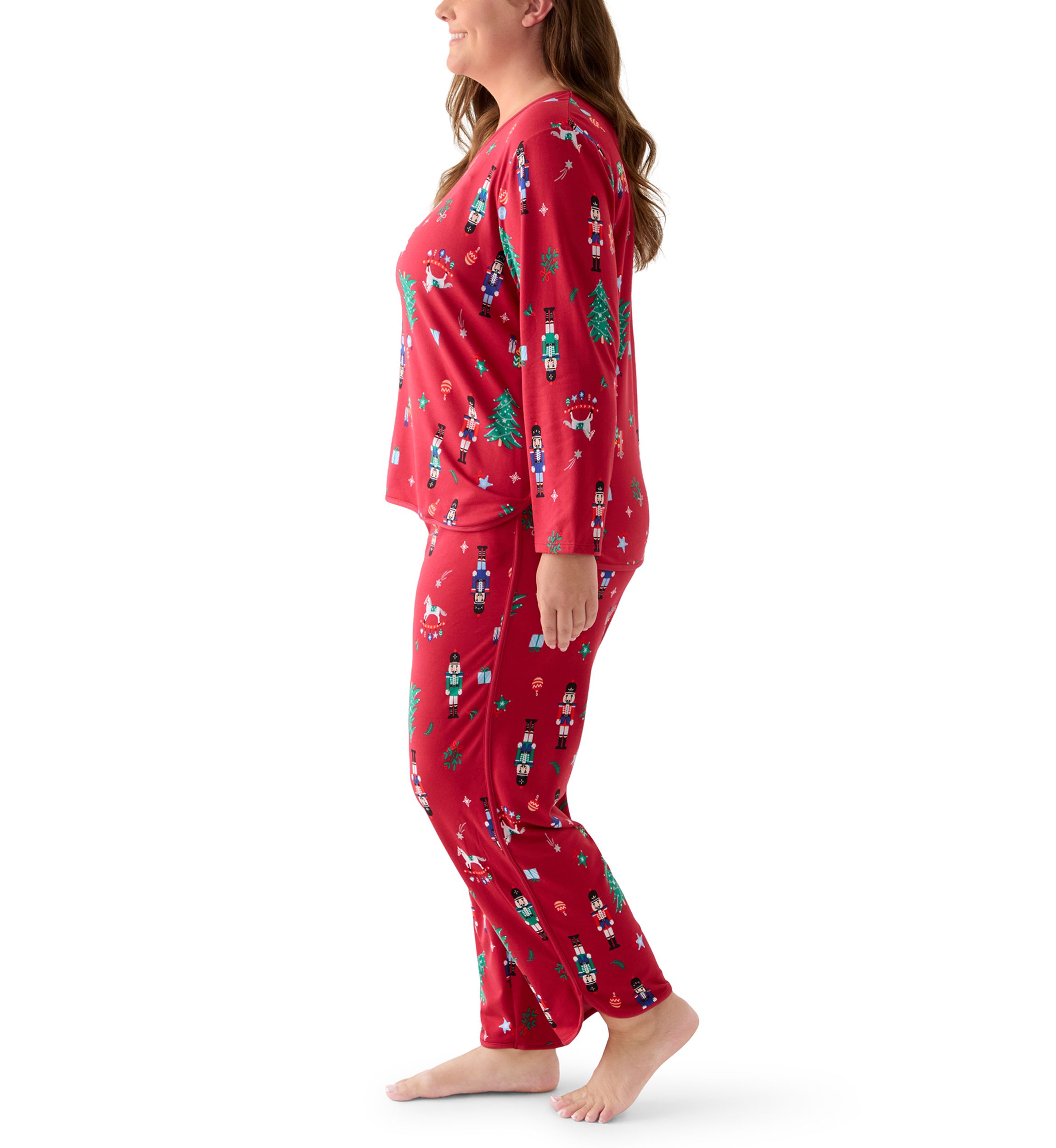 Plus Size Nutcracker Dreams Pajama Set 