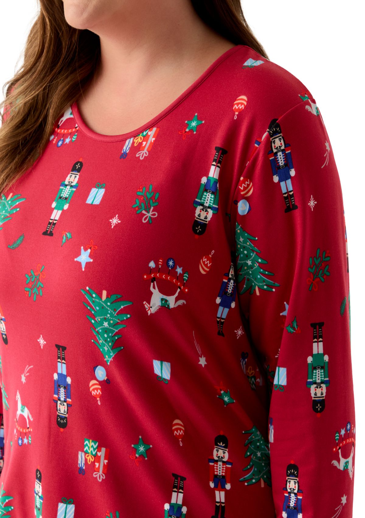 Plus Size Nutcracker Dreams Pajama Set 