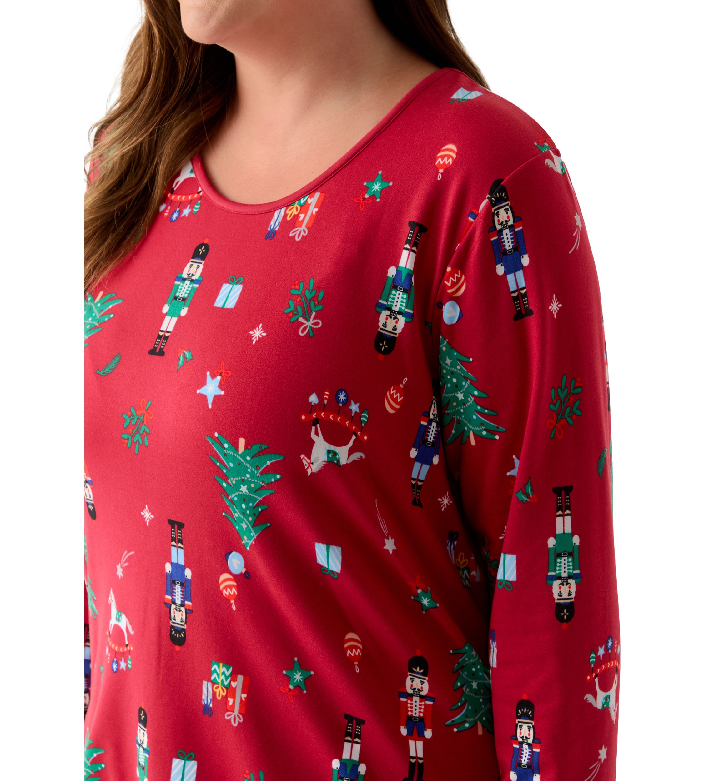 Plus Size Nutcracker Dreams Pajama Set 