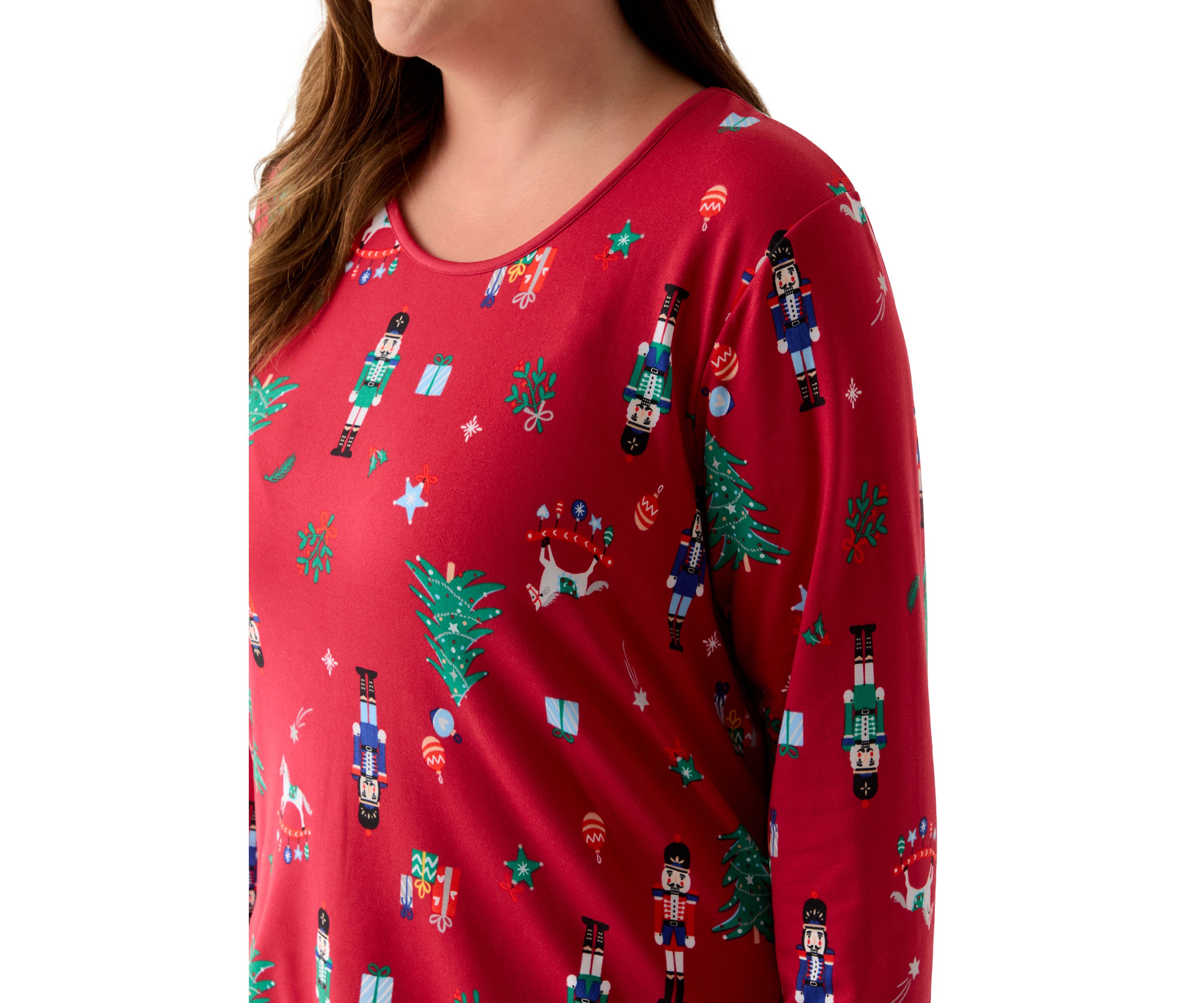 Plus Size Nutcracker Dreams Pajama Set 