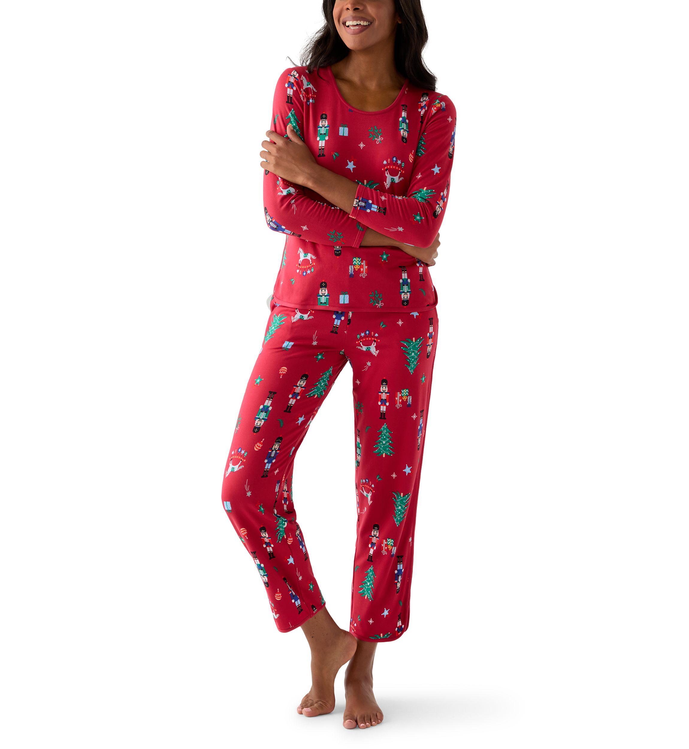   Womens Nutcracker Dreams Pajama Set 