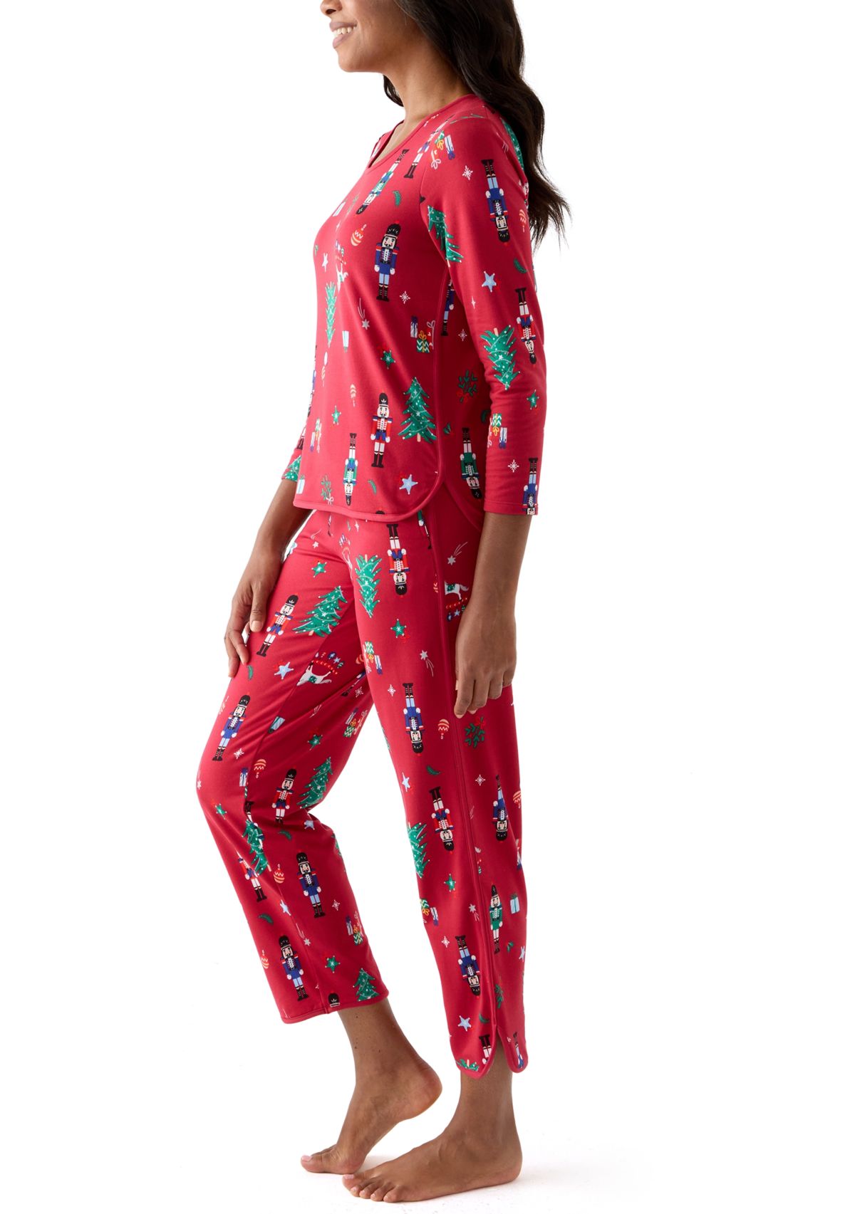   Womens Nutcracker Dreams Pajama Set 