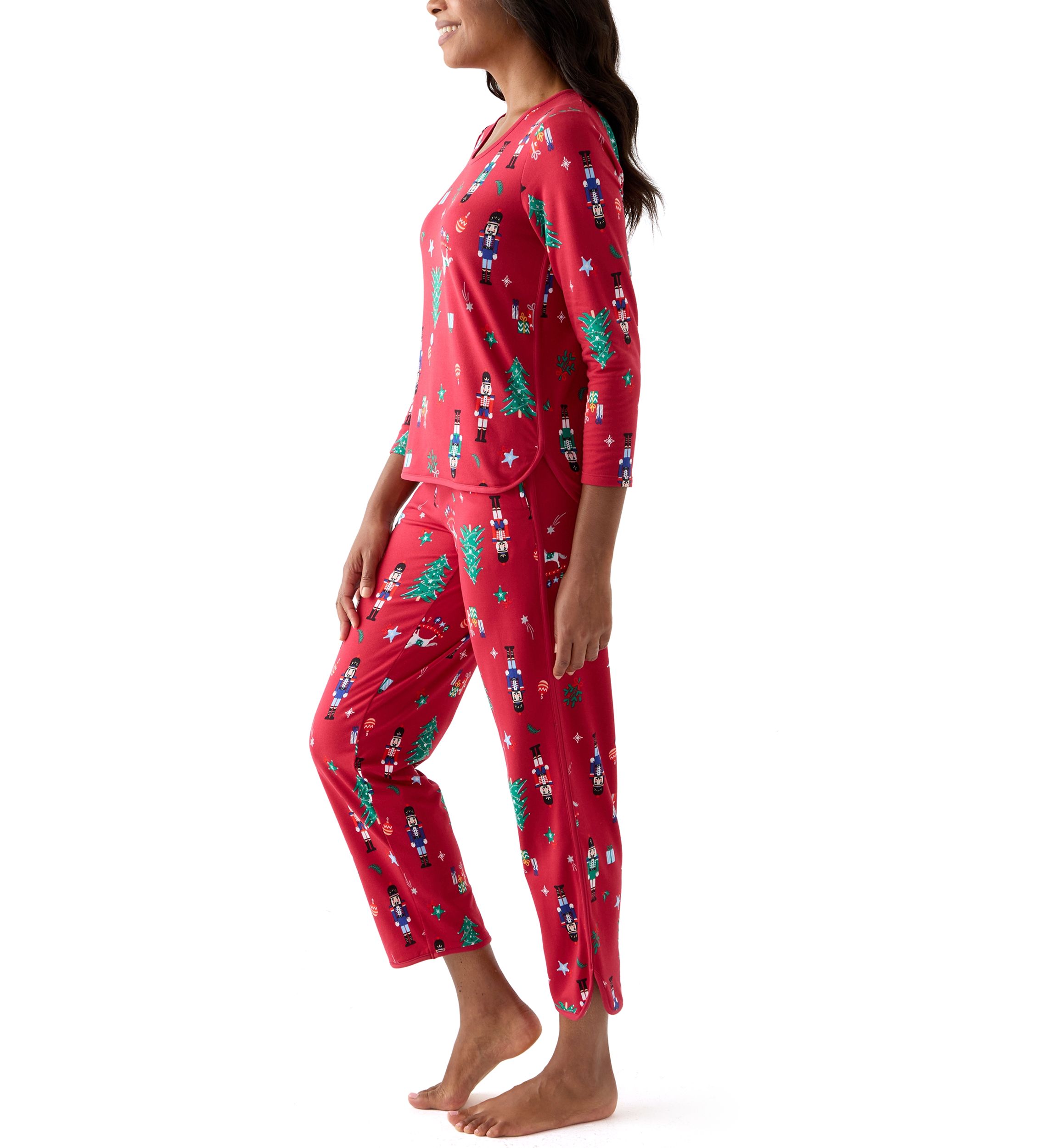   Womens Nutcracker Dreams Pajama Set 