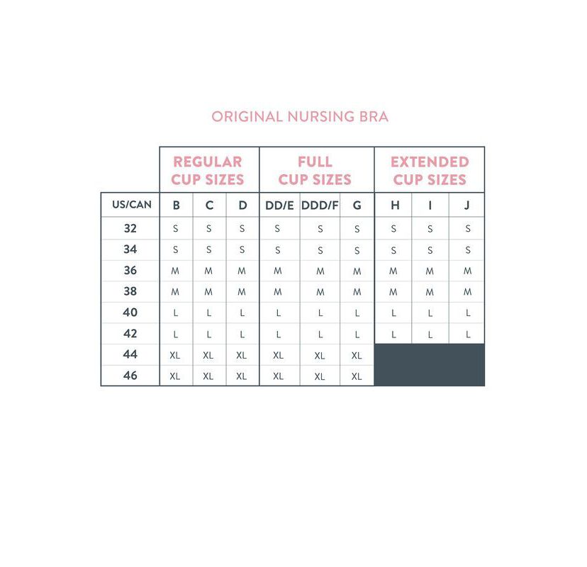 Original Organic Cotton Blend Extended Cup Maternity & Nursing Bra
