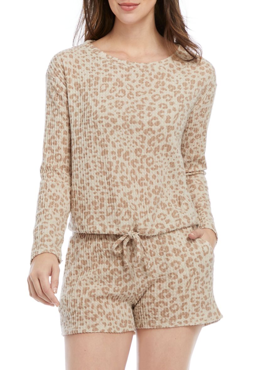 Waffle Hacci Pajama Top