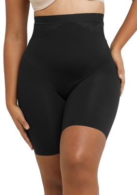 Maidenform womens Waist Slimmer thigh shapewear, Black, Small US at   Women's Clothing store