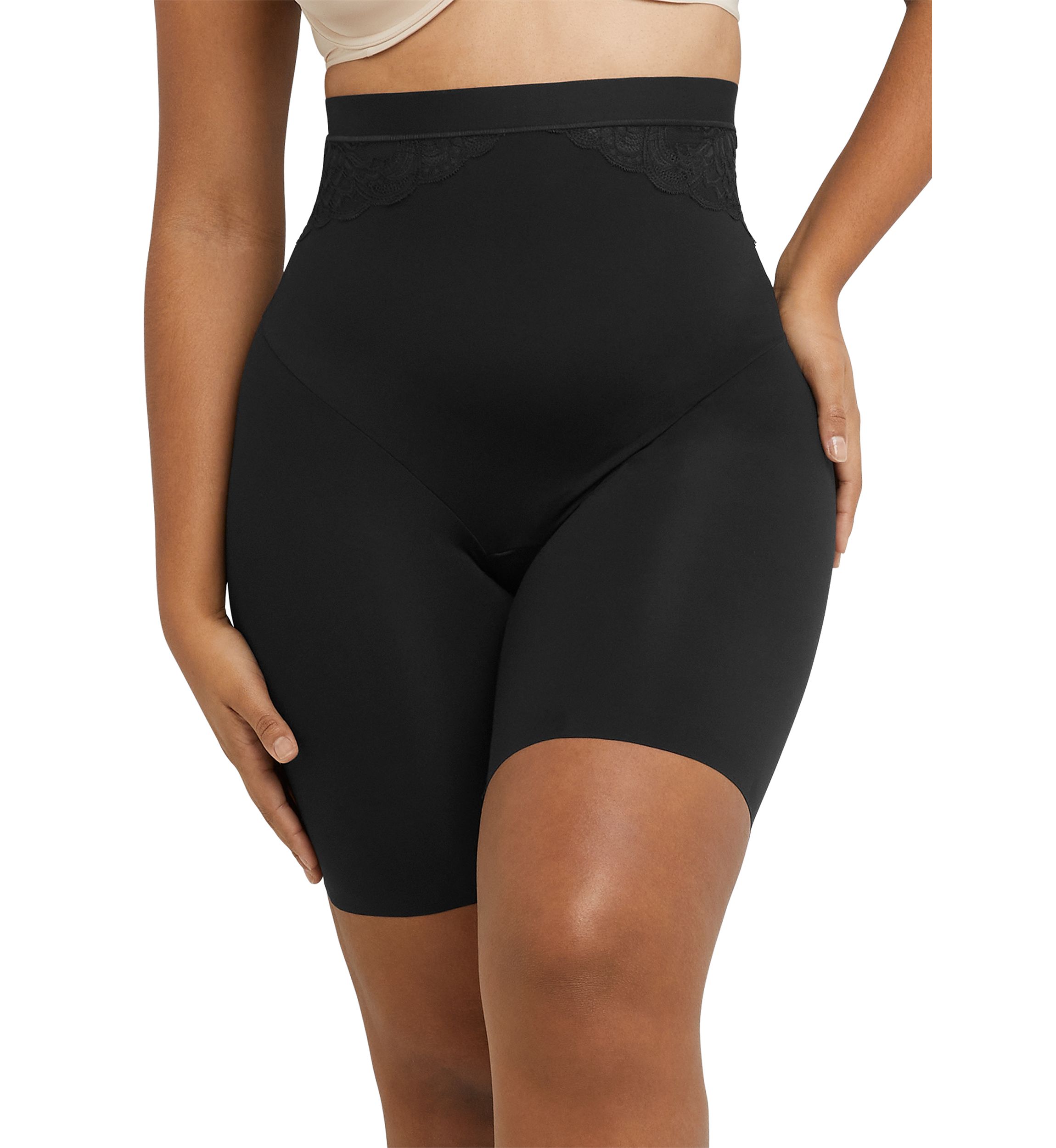 Eco Lace High Waist Thigh Slimmer Shapewear
