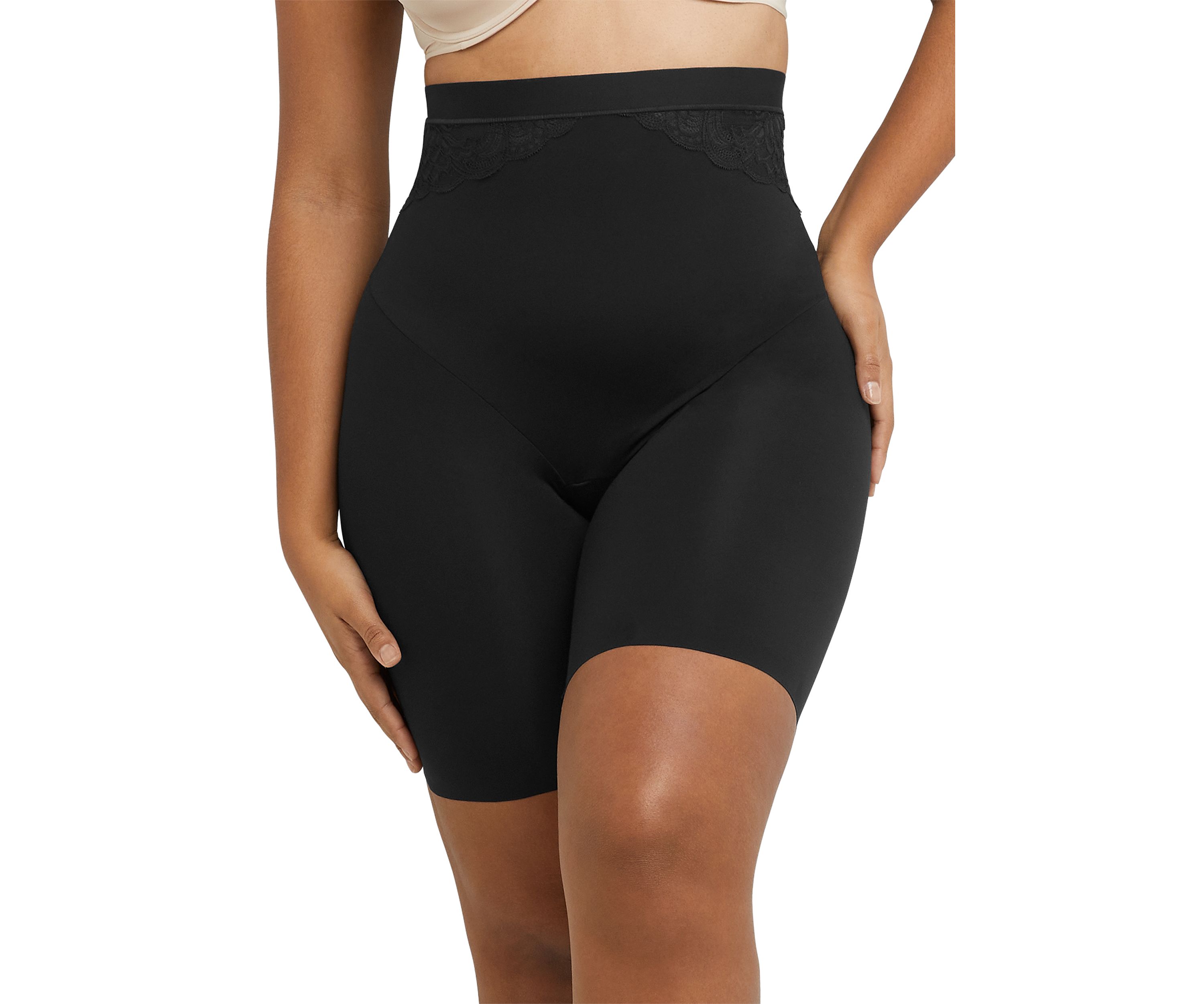 Eco Lace High Waist Thigh Slimmer Shapewear