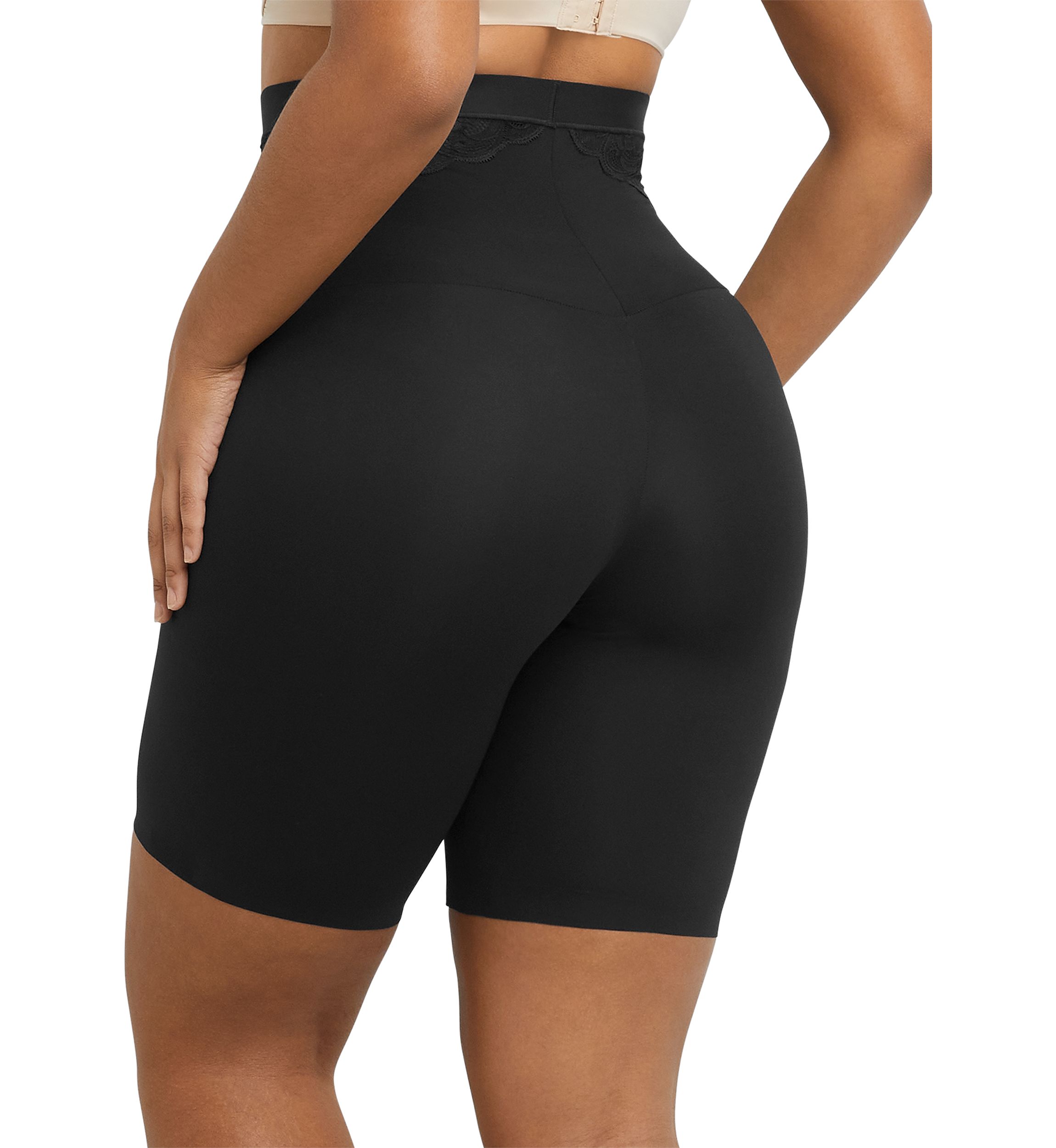 Eco Lace High Waist Thigh Slimmer Shapewear