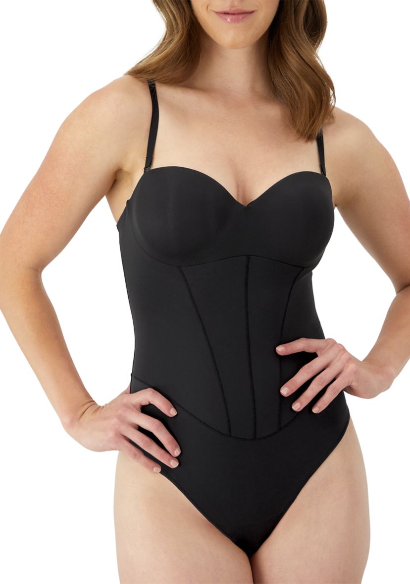 Firm Control Tummy Shaping Multiway Thong Bodysuit