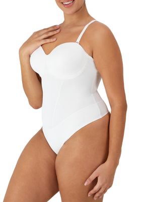 Firm Control Tummy Shaping Multiway Thong Bodysuit