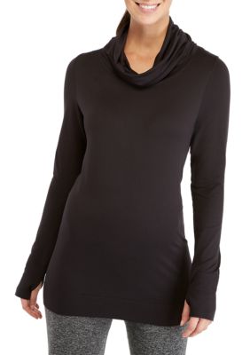 Maidenform® Sport Base Layer Seamless Cowl Neck Top | belk