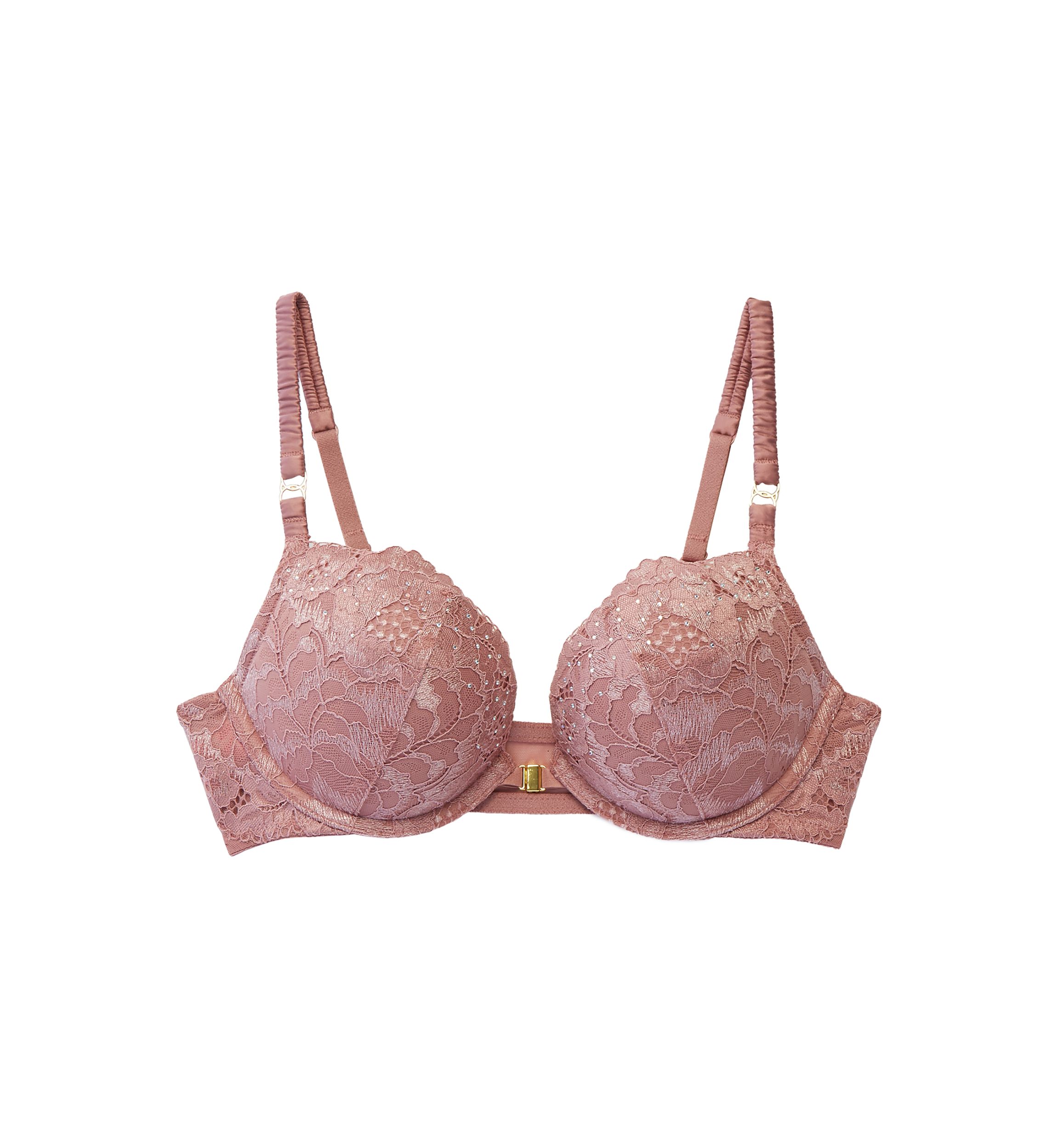 Underwire Plunge Lace Bra