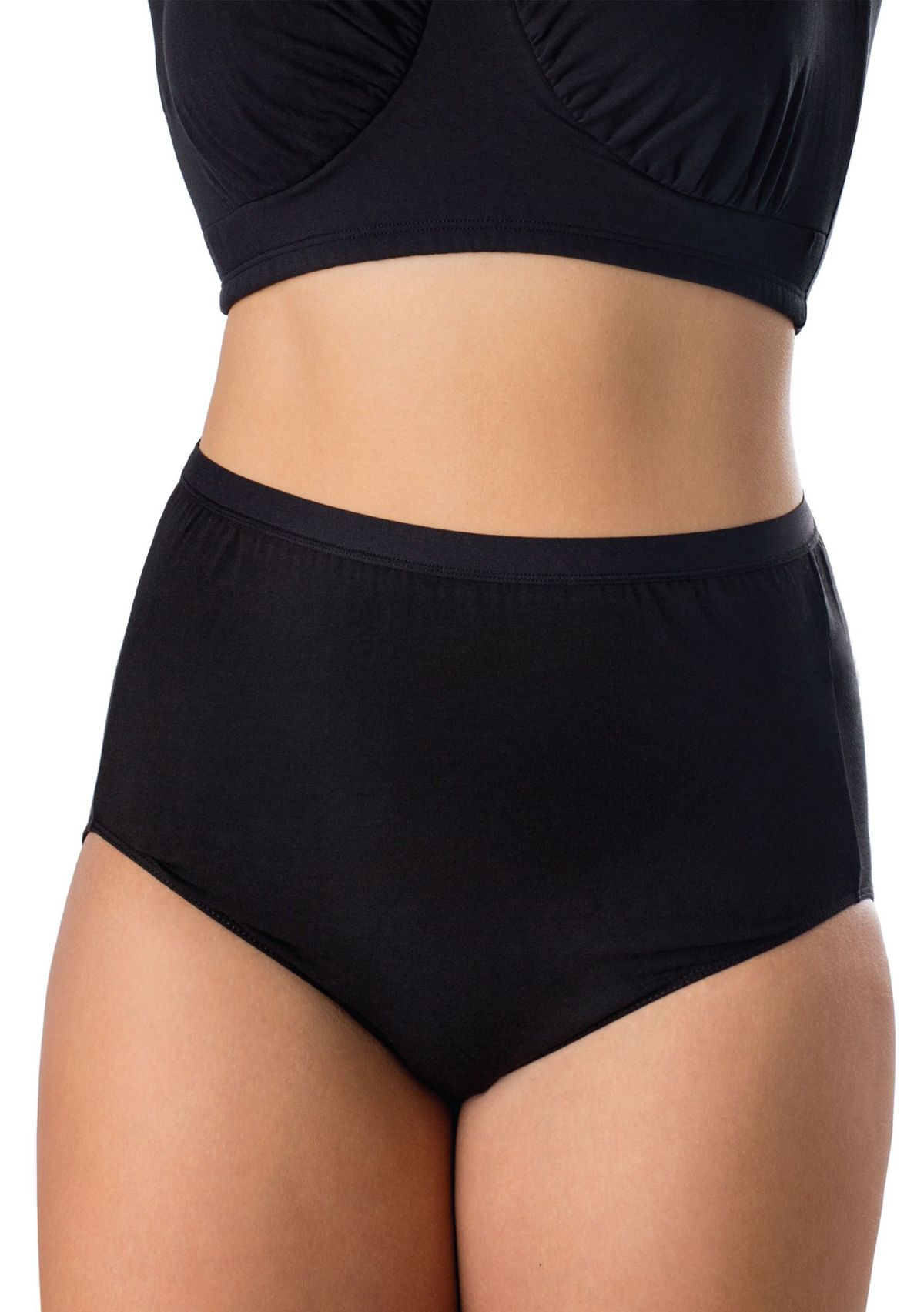 Plus Size Microfiber Full Fit Brief