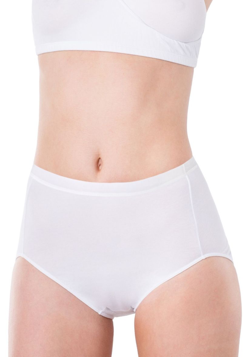 Essentials Full High Cut Cotton Brief