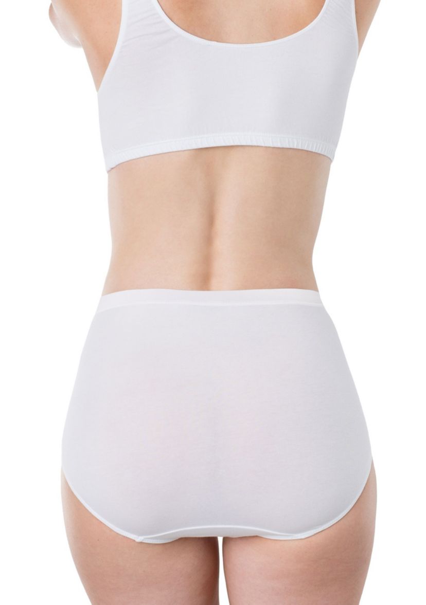 Essentials Full High Cut Cotton Brief