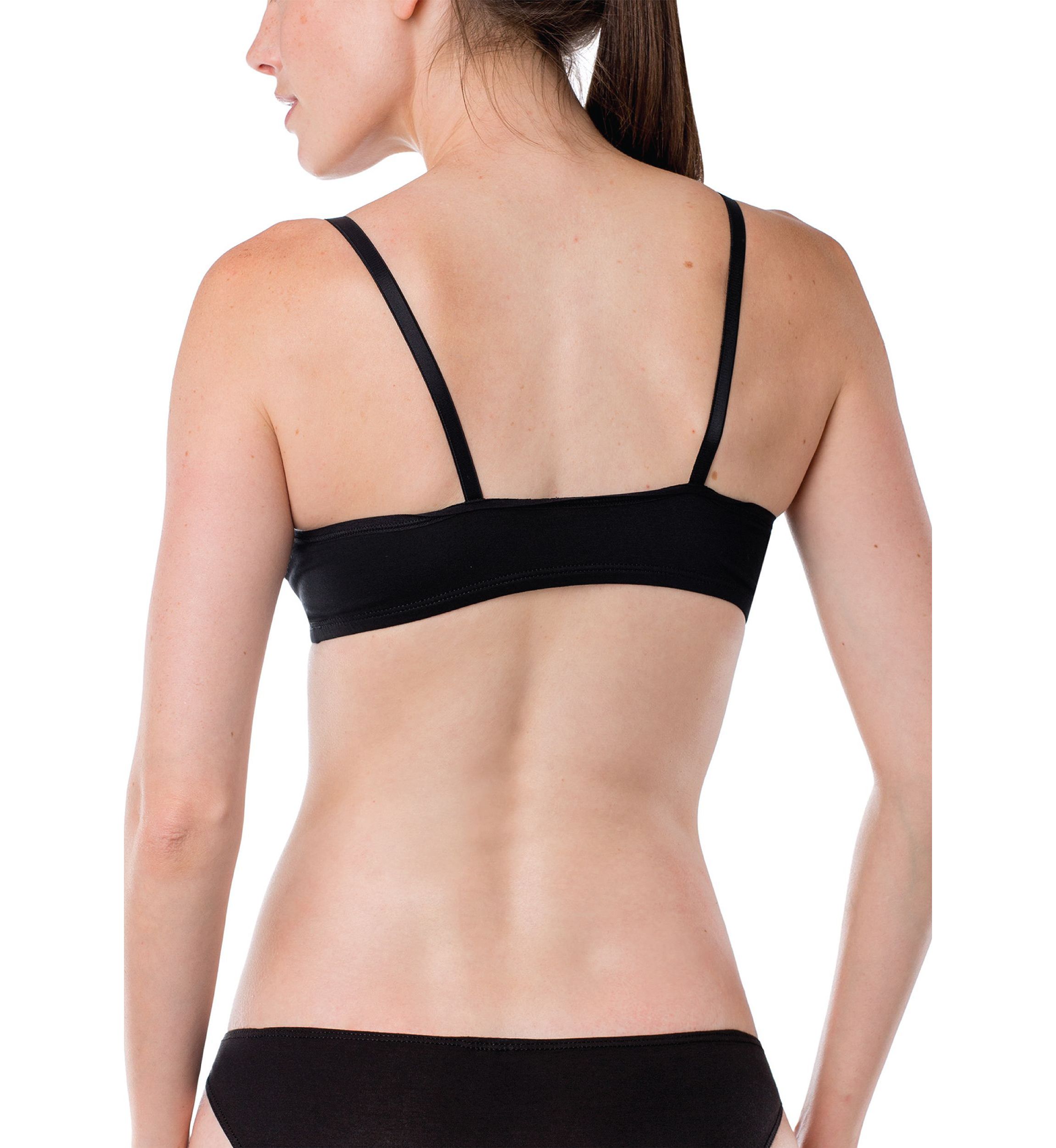 Essentials Triangle Wirefree Cotton Bralette