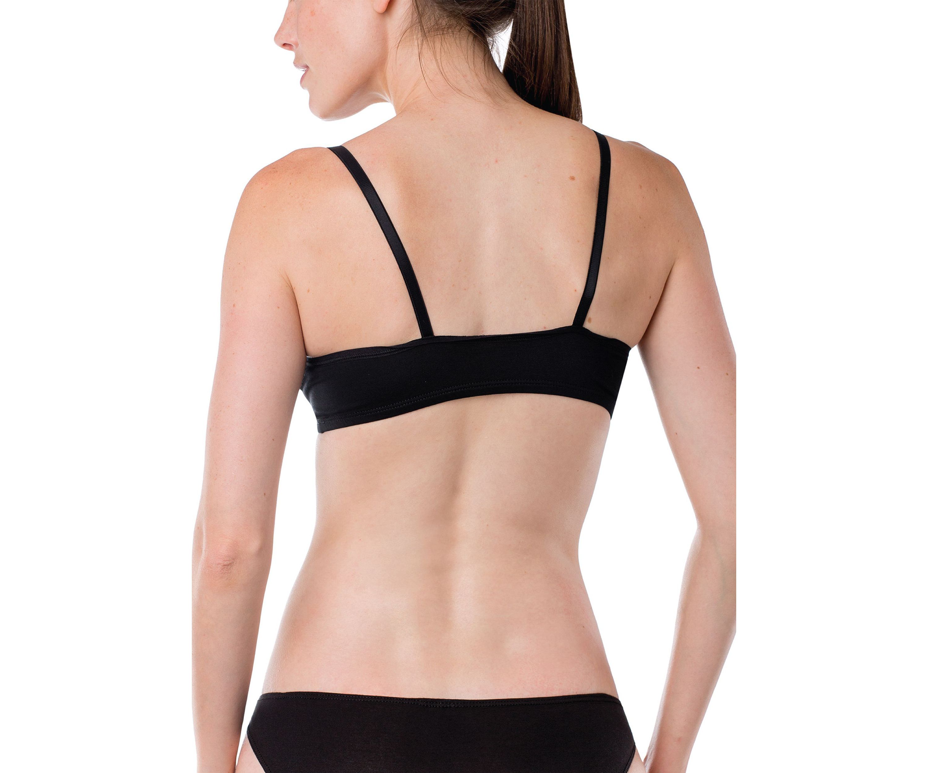 Essentials Triangle Wirefree Cotton Bralette