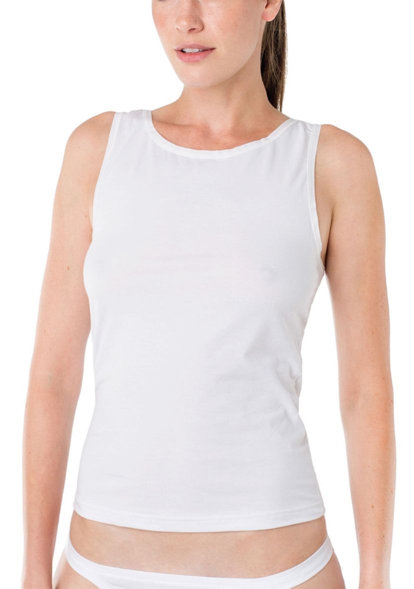 Cotton Camisole-High Neckline