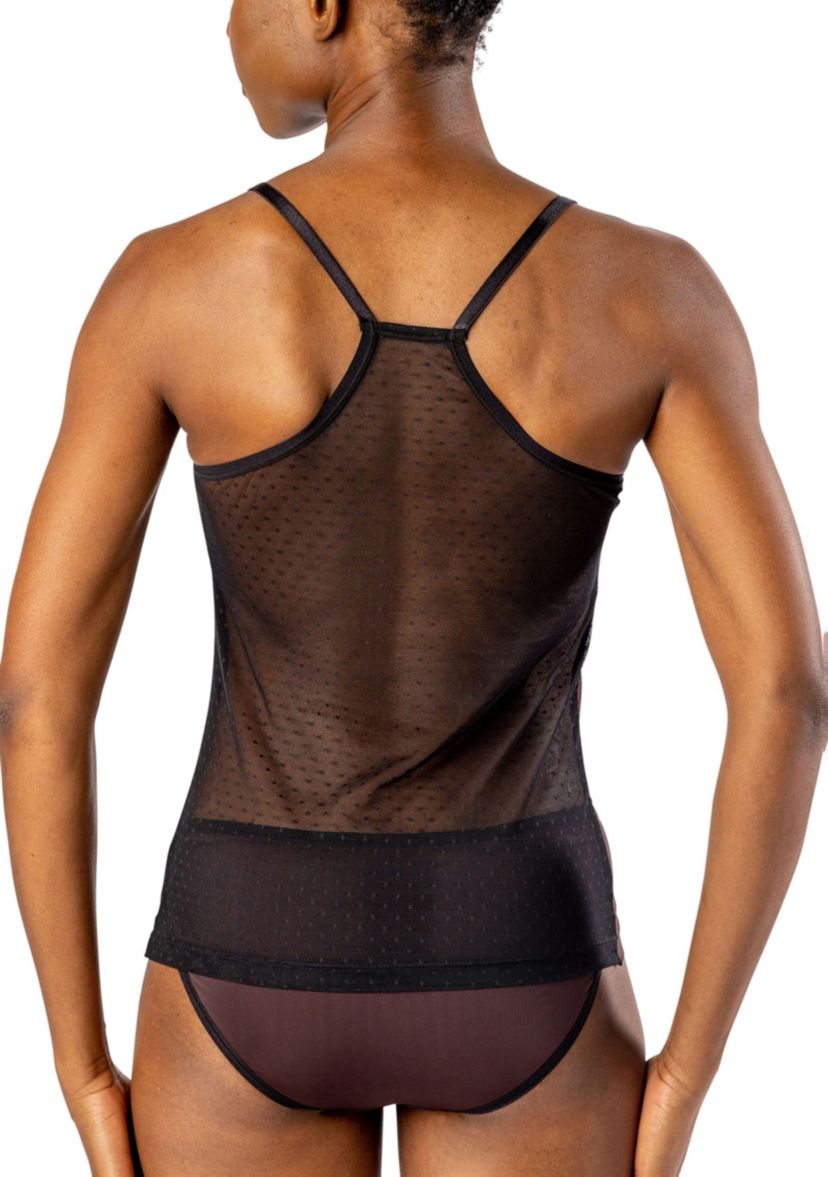 "Silk Magic"+ Mesh Contoured Camisole