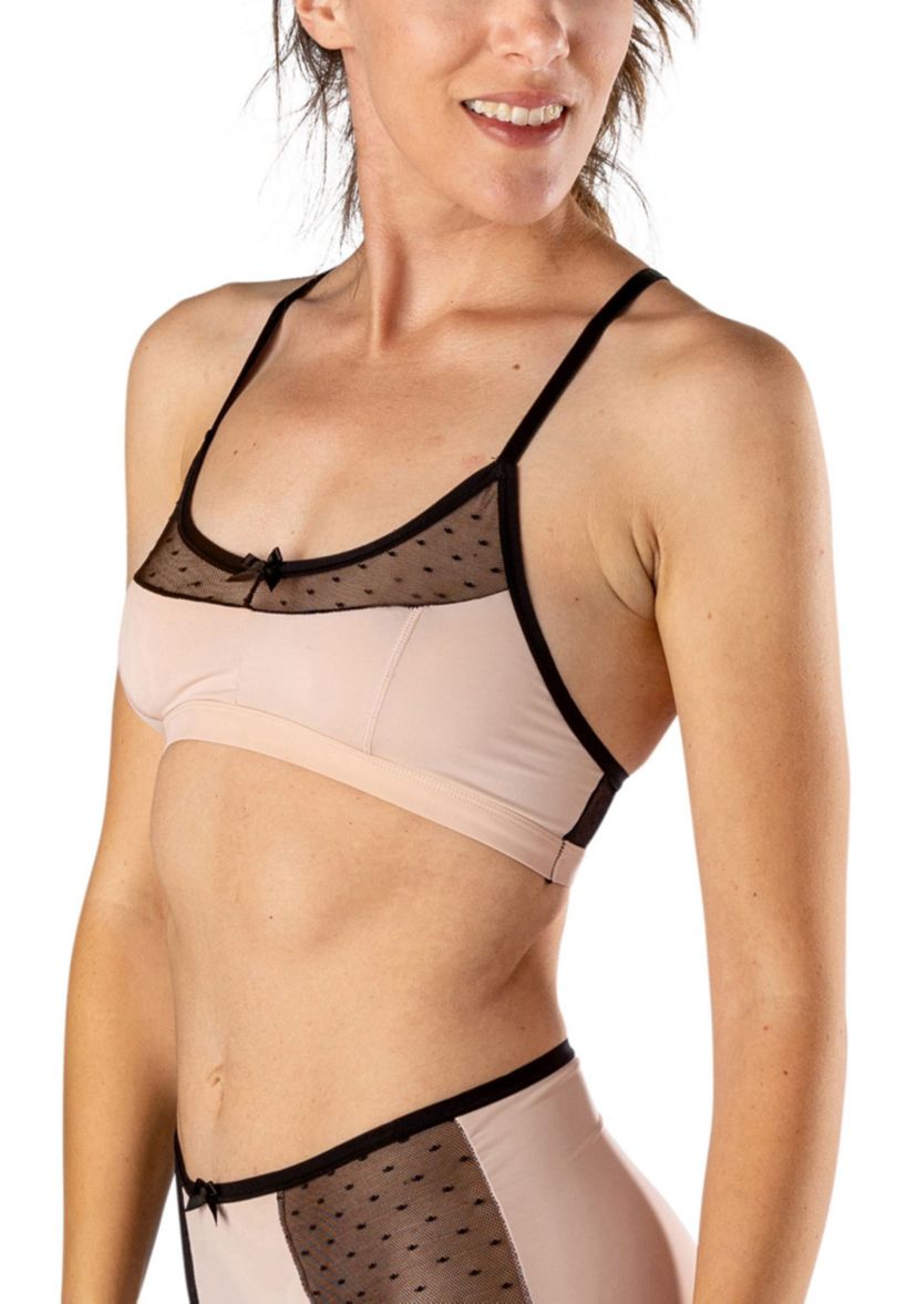 "Silk Magic" + Mesh Soft Cup Bra