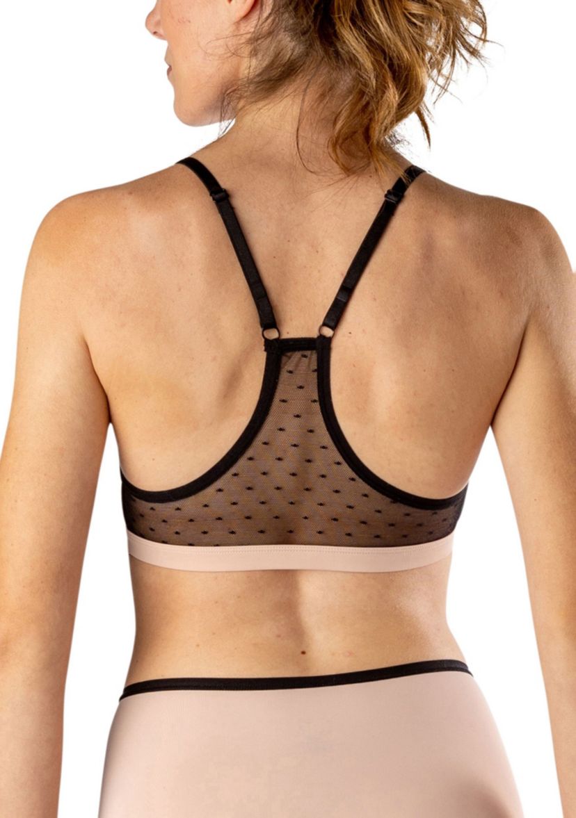 "Silk Magic" + Mesh Soft Cup Bra