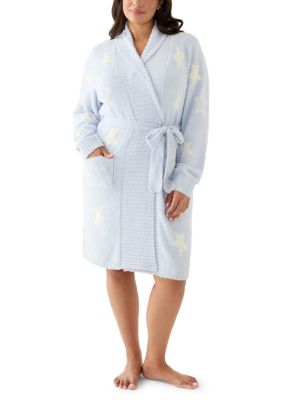 OLIVE + OAK Women's Plus SIze Teddy Robe