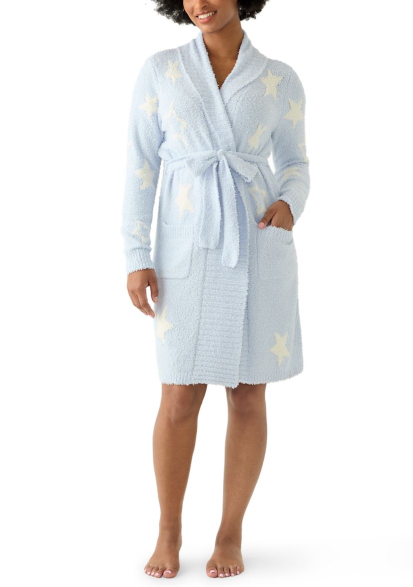 Womens Knee Length Teddy Robe
