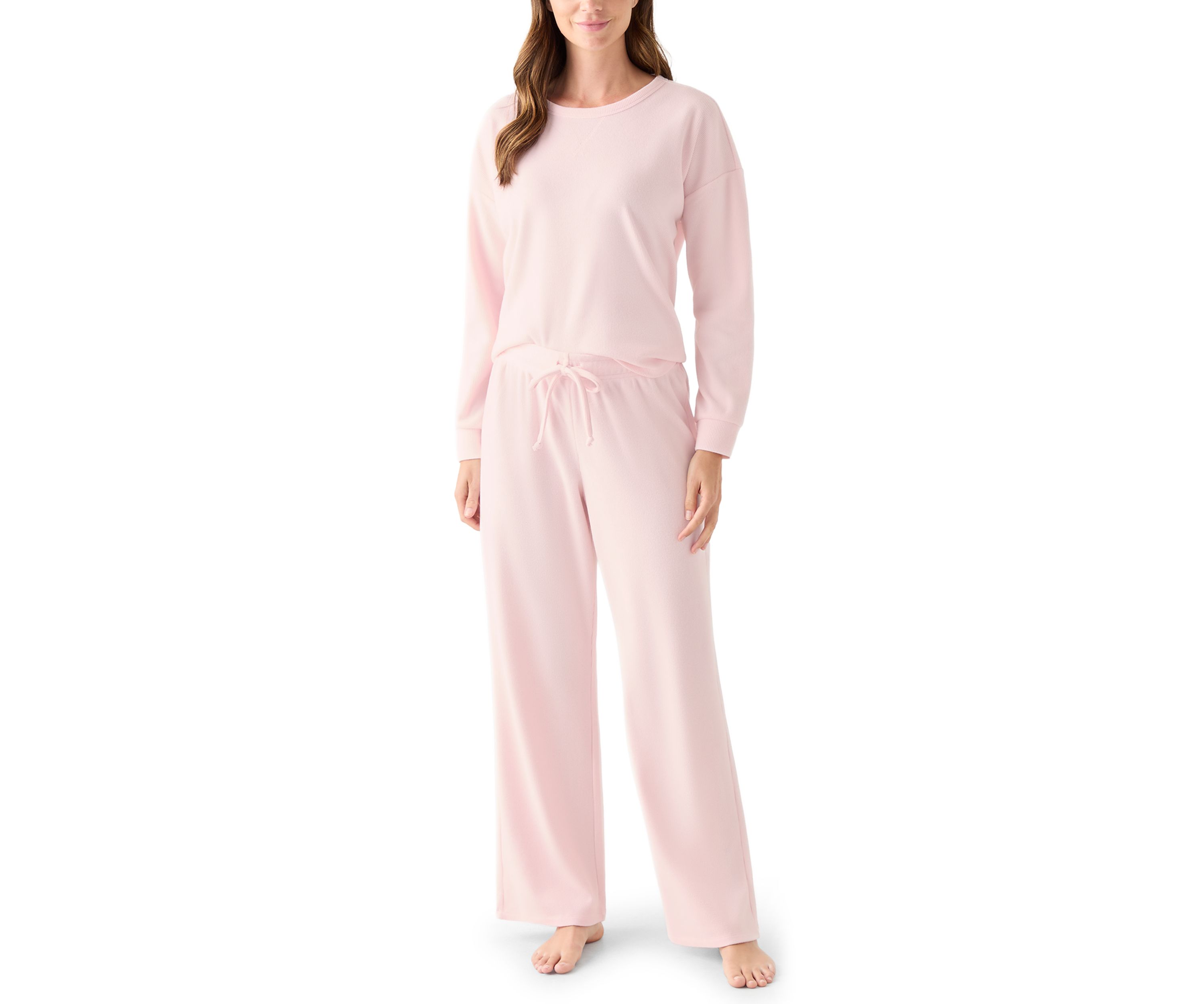 Womens Brushed Mini Thermal Pajama Set