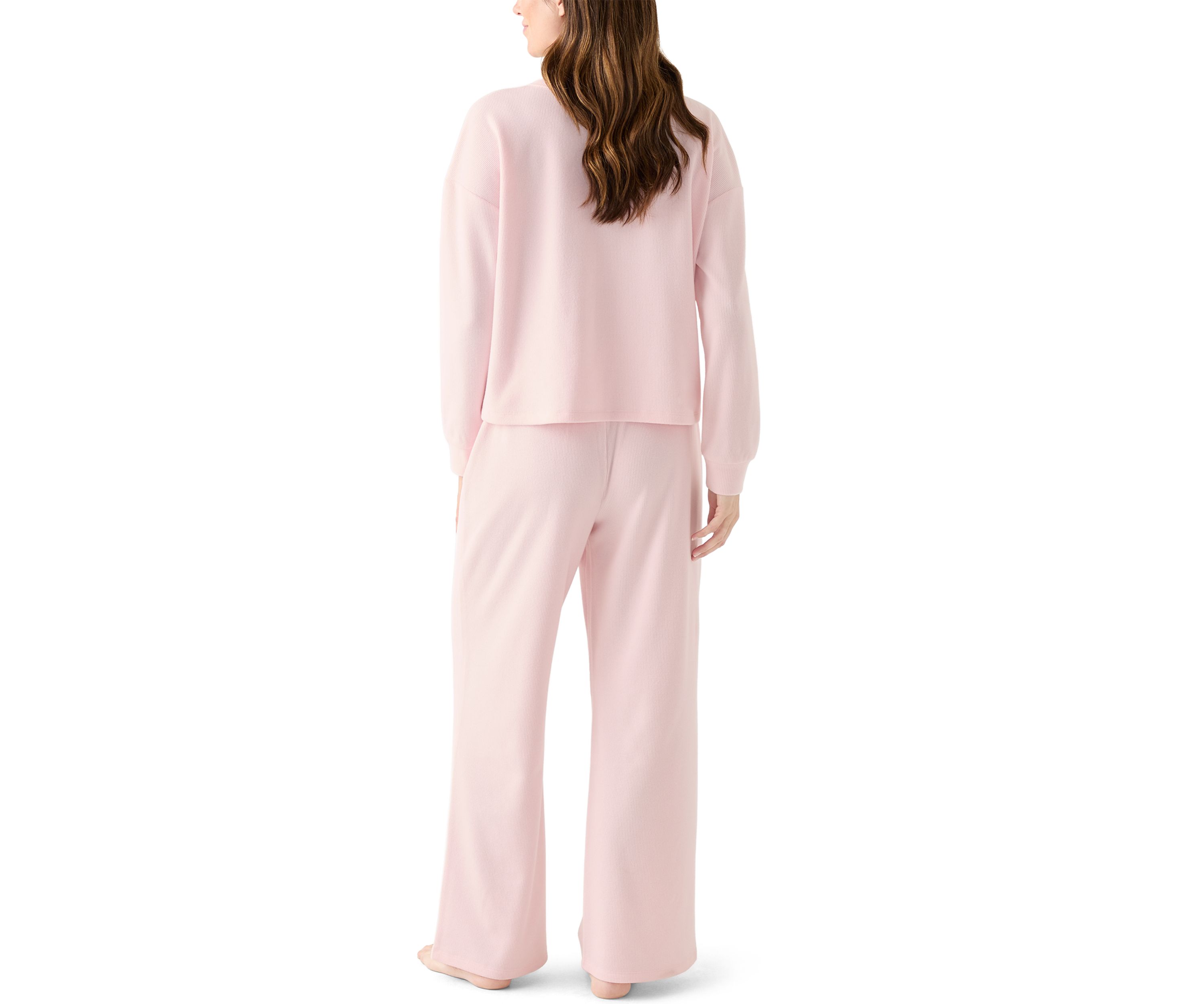 Womens Brushed Mini Thermal Pajama Set