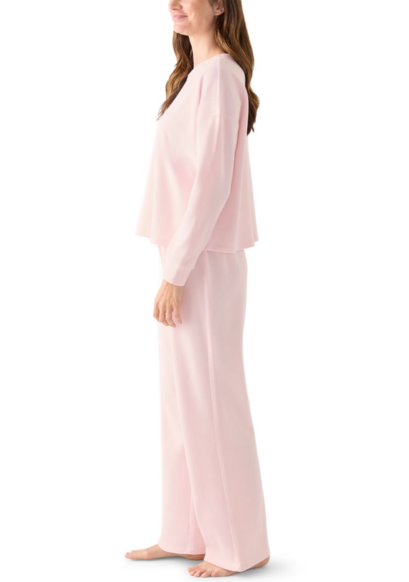 Womens Brushed Mini Thermal Pajama Set