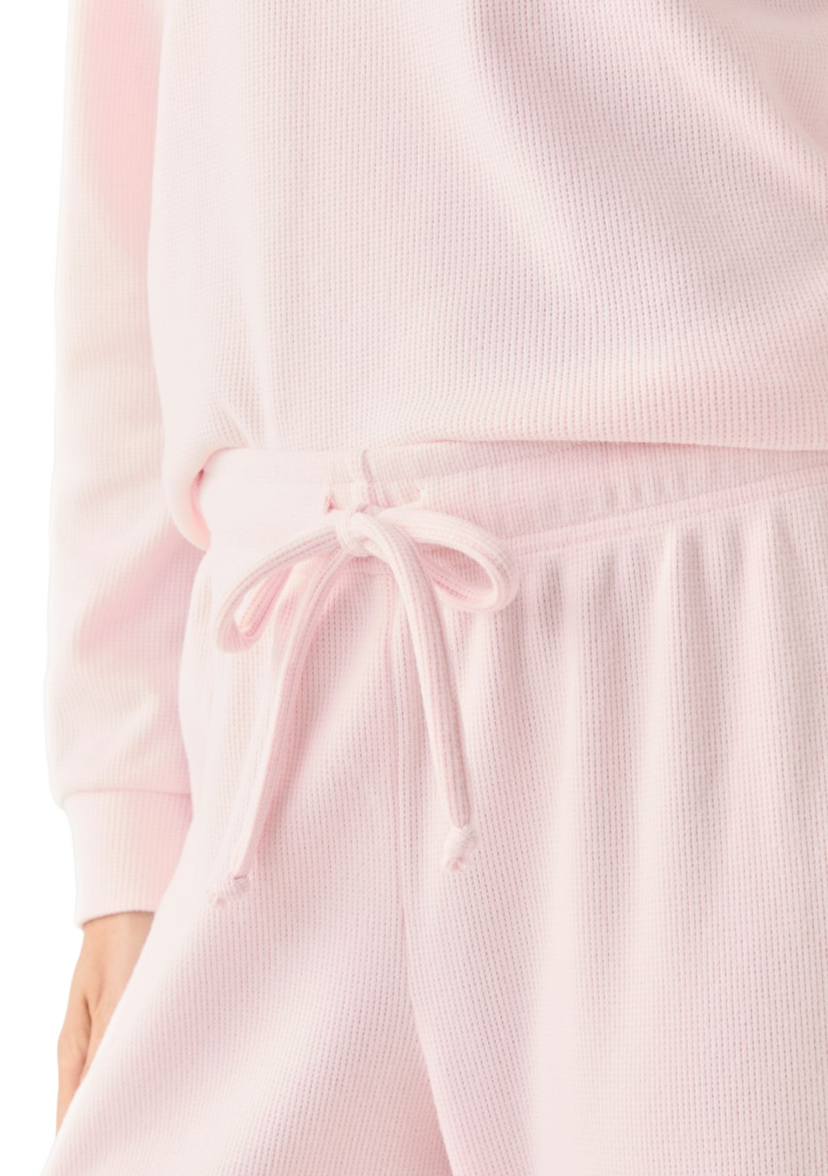Womens Brushed Mini Thermal Pajama Set