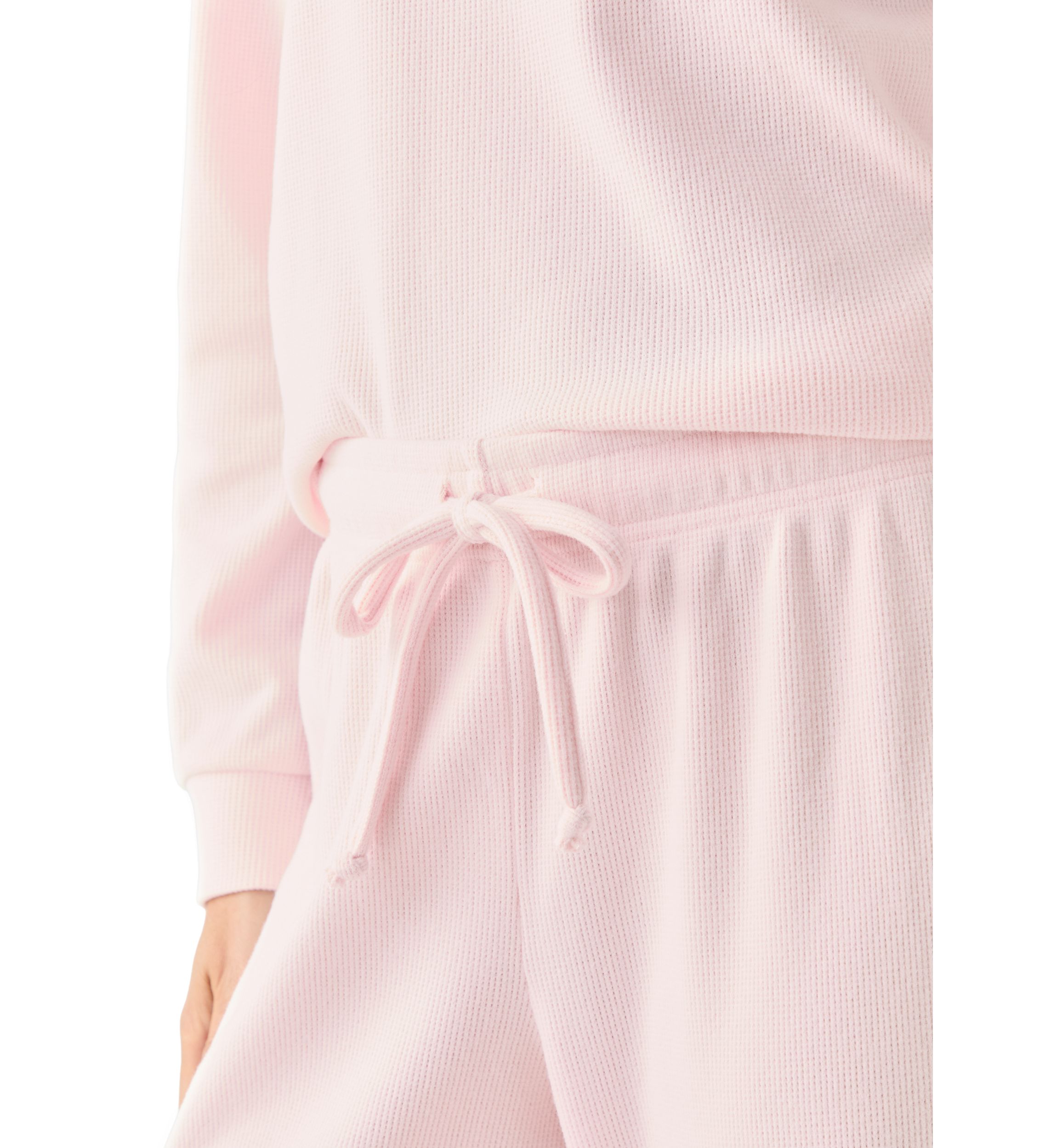 Womens Brushed Mini Thermal Pajama Set
