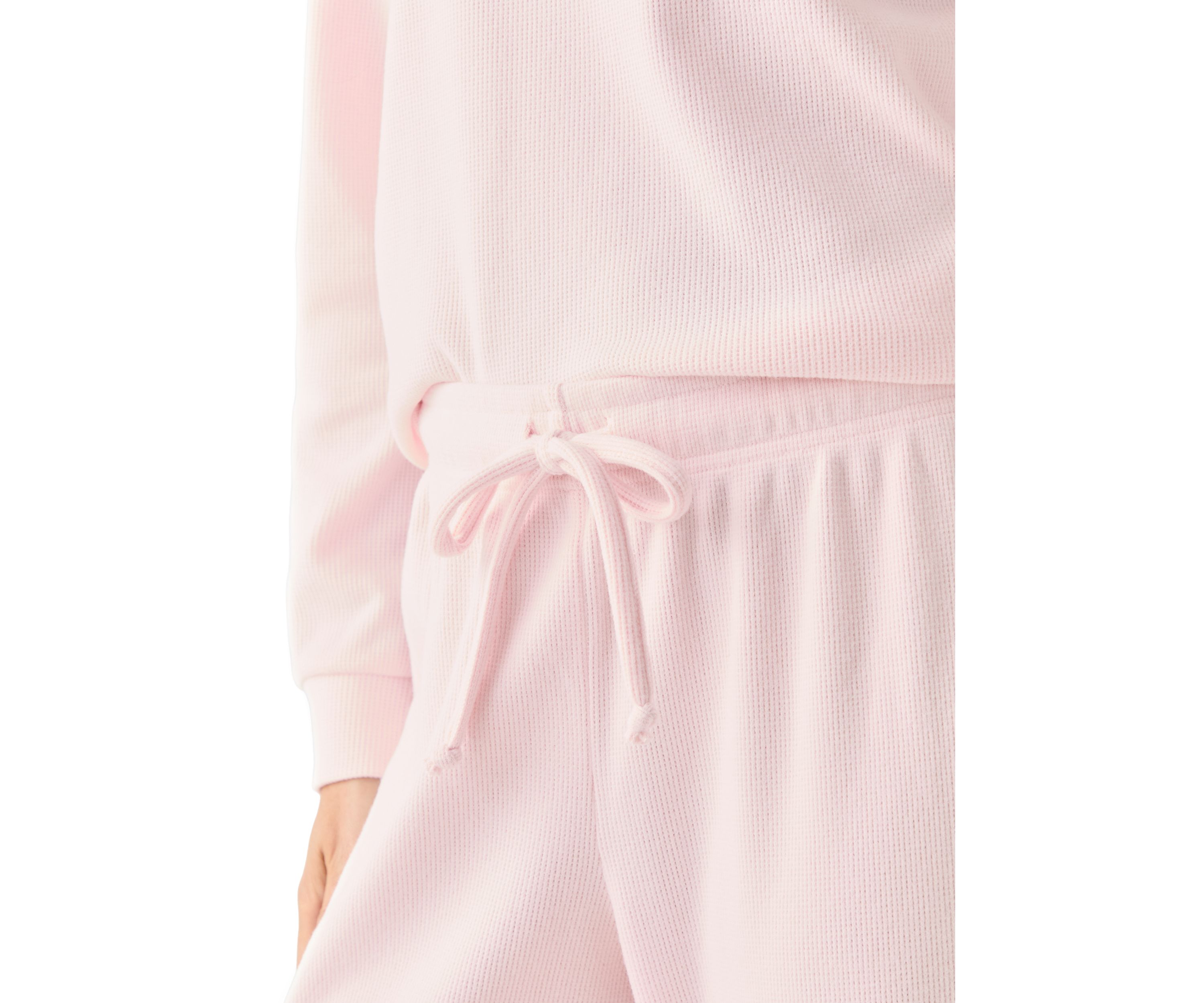 Womens Brushed Mini Thermal Pajama Set