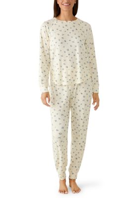 OLIVE + OAK Women's Brushed Knit Jogger Pajama Set