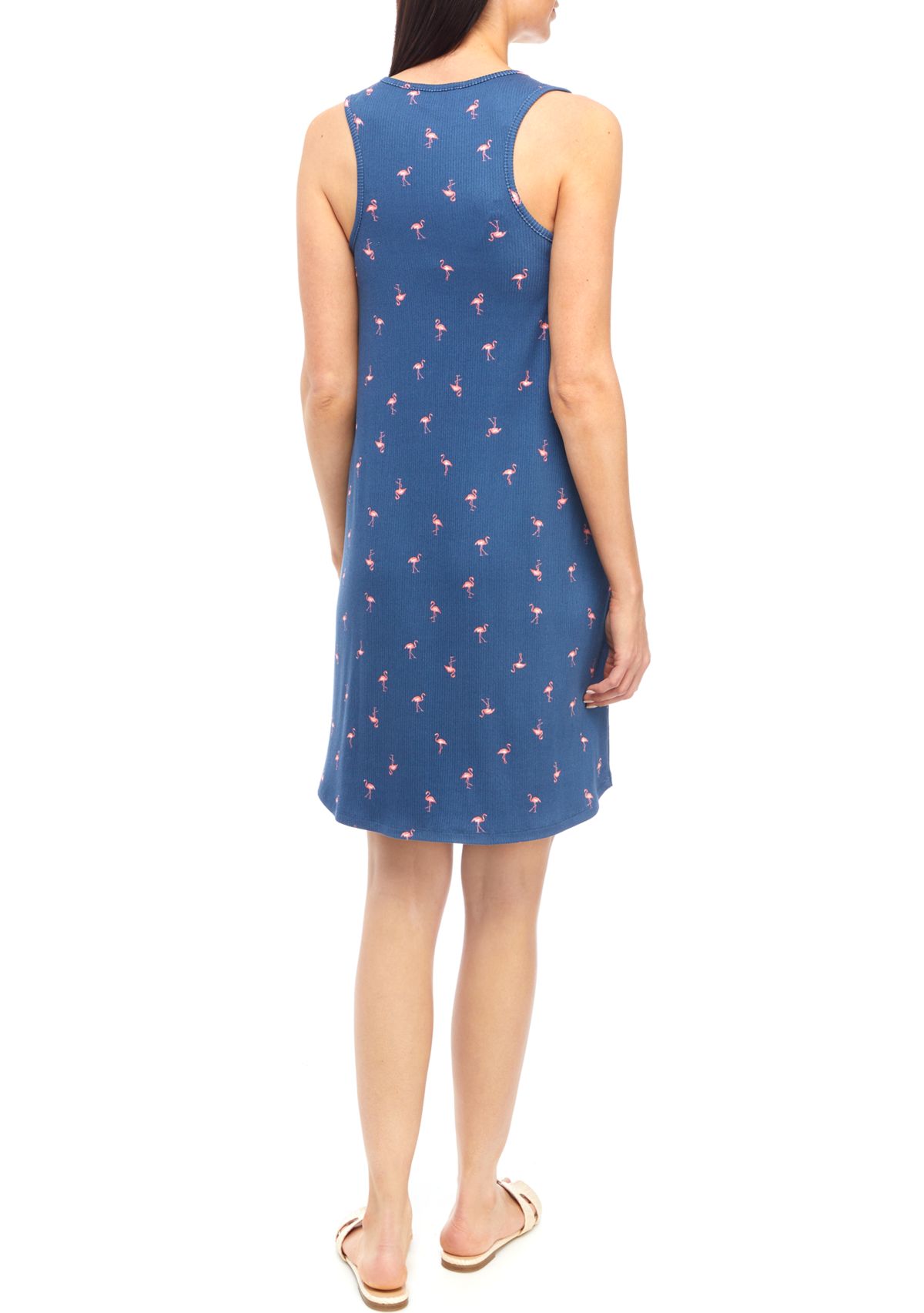 Womens Sleeveless Tank Knit Nightgown
