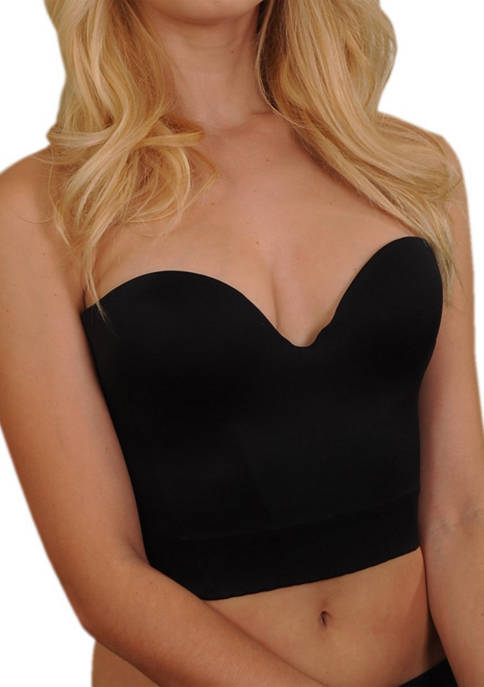 Invisible Low Plunge Longline Strapless Bra 