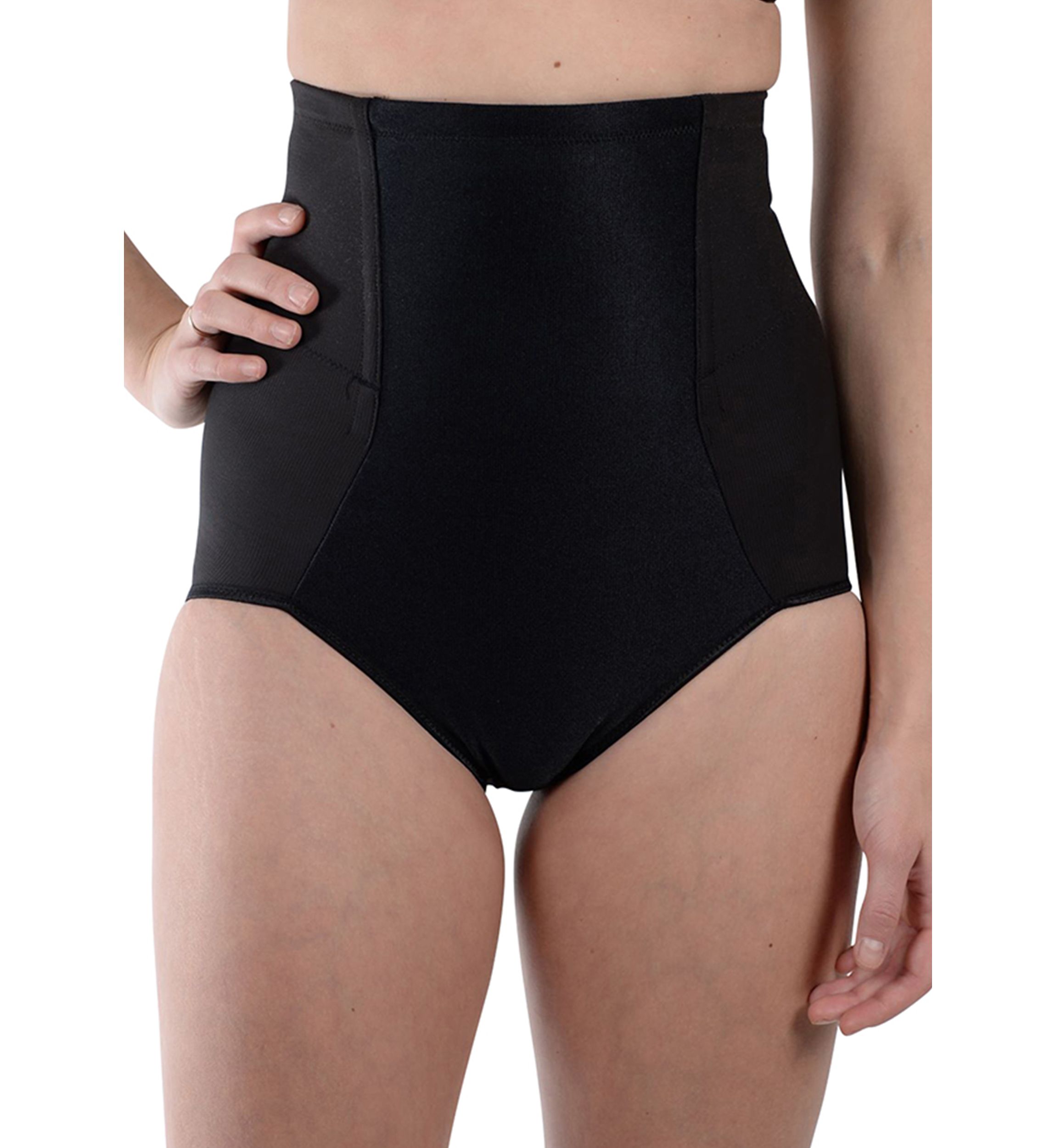 Plus Size Satin Front Control High Waist Shaper 