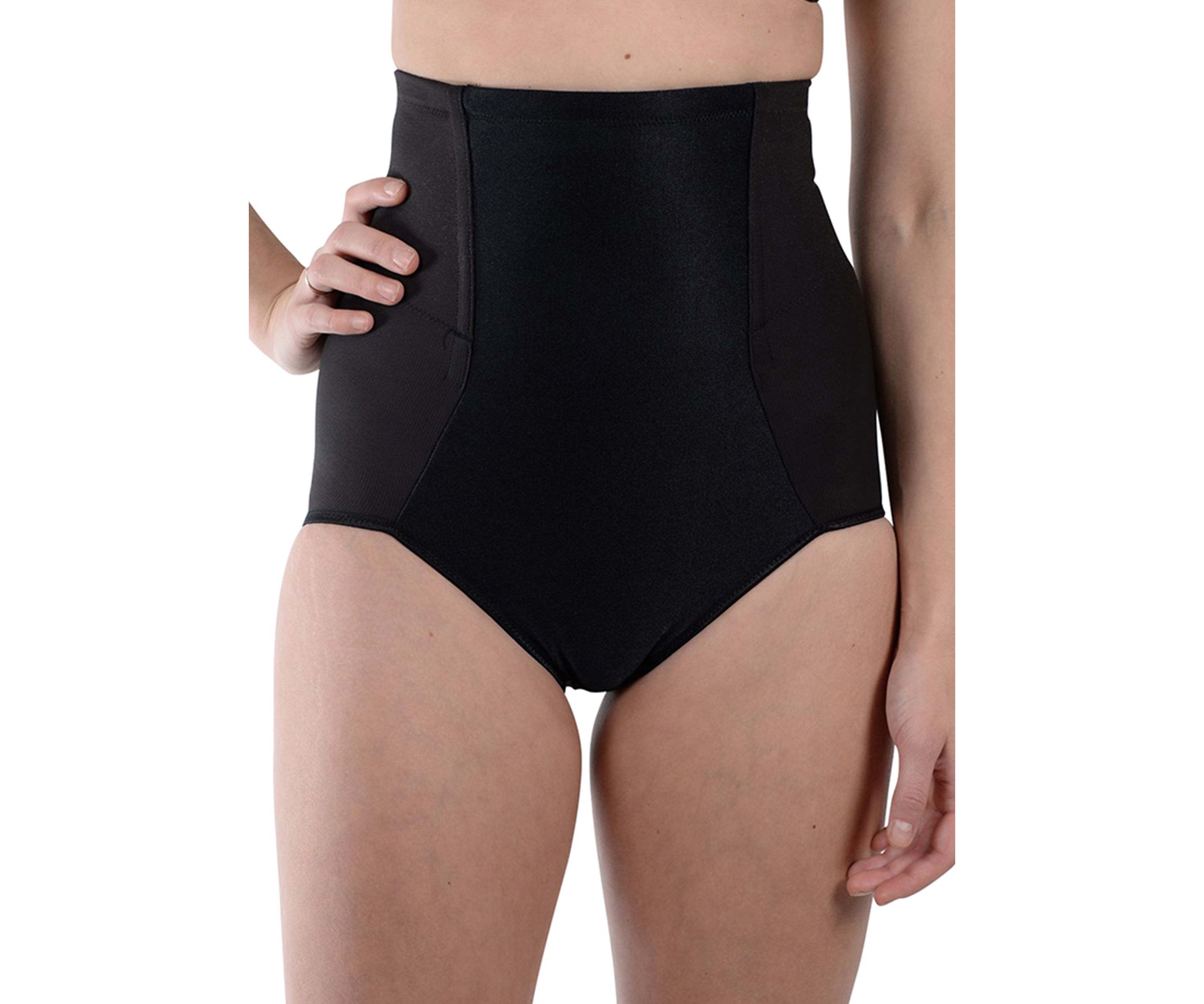 Plus Size Satin Front Control High Waist Shaper 