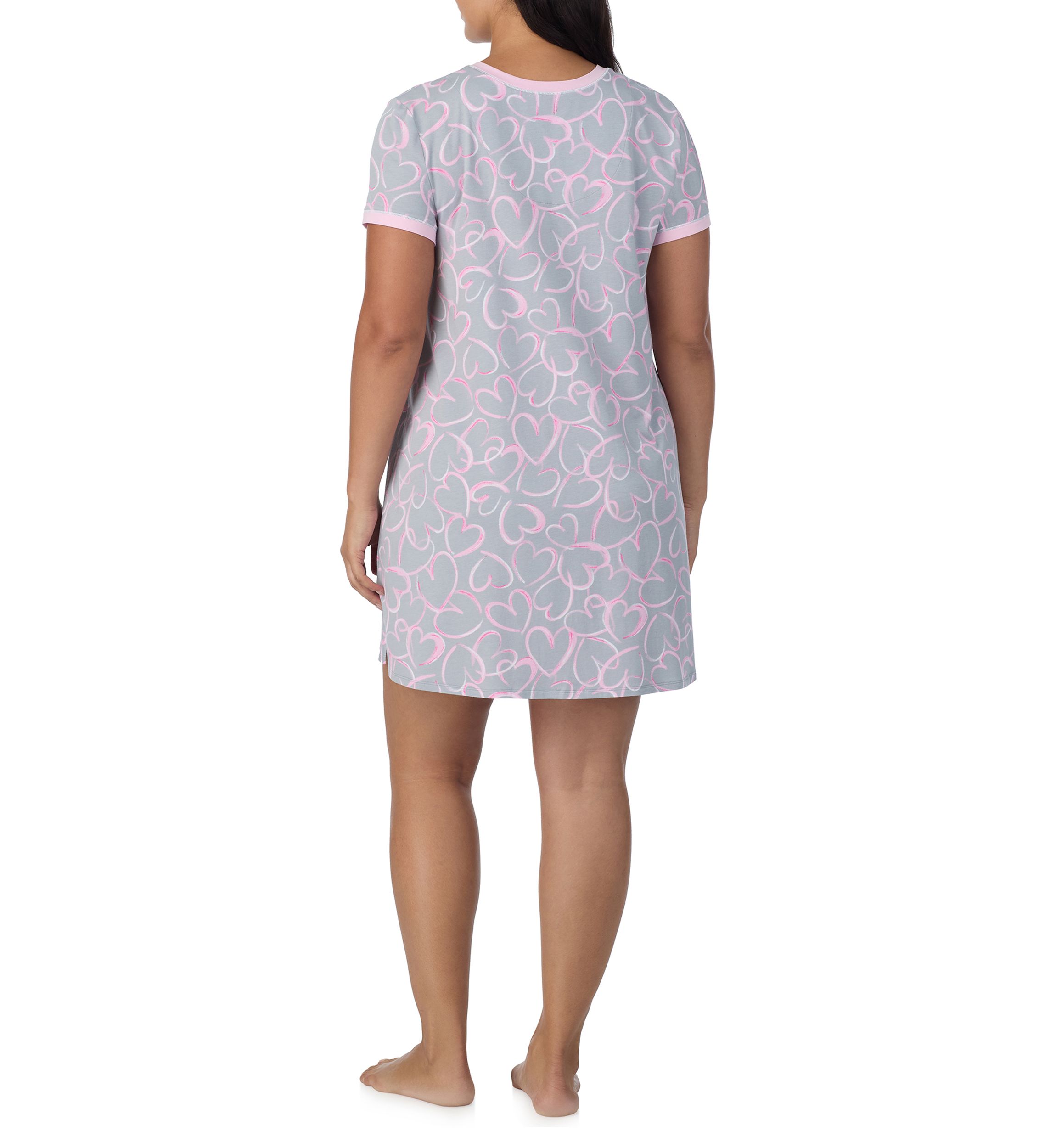 Plus Size Short Sleeve Sleepshirt 