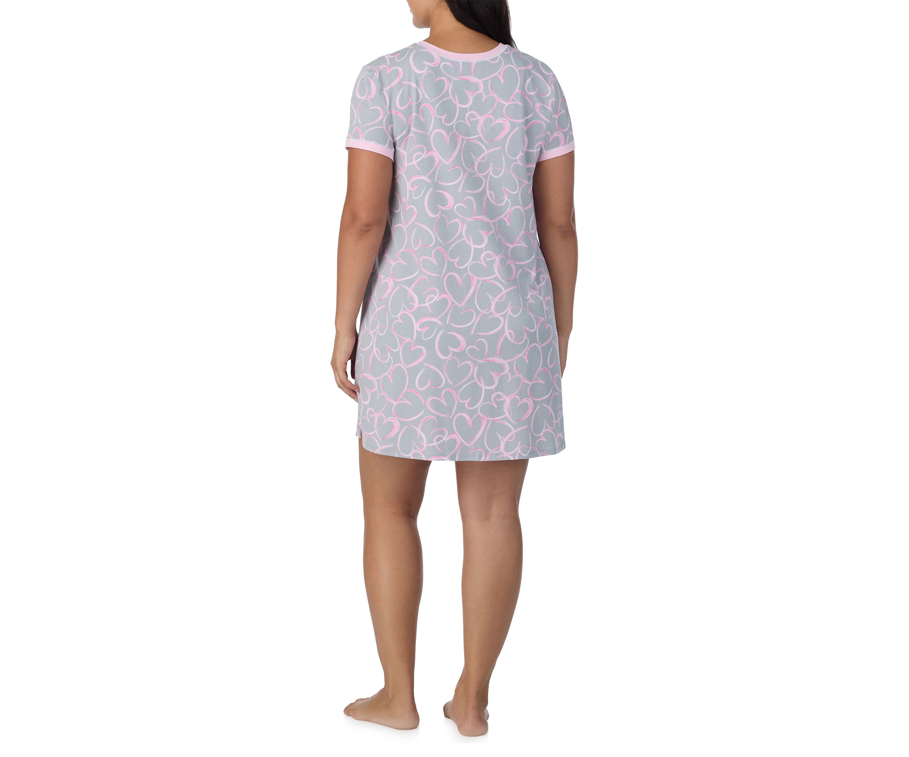 Plus Size Short Sleeve Sleepshirt 