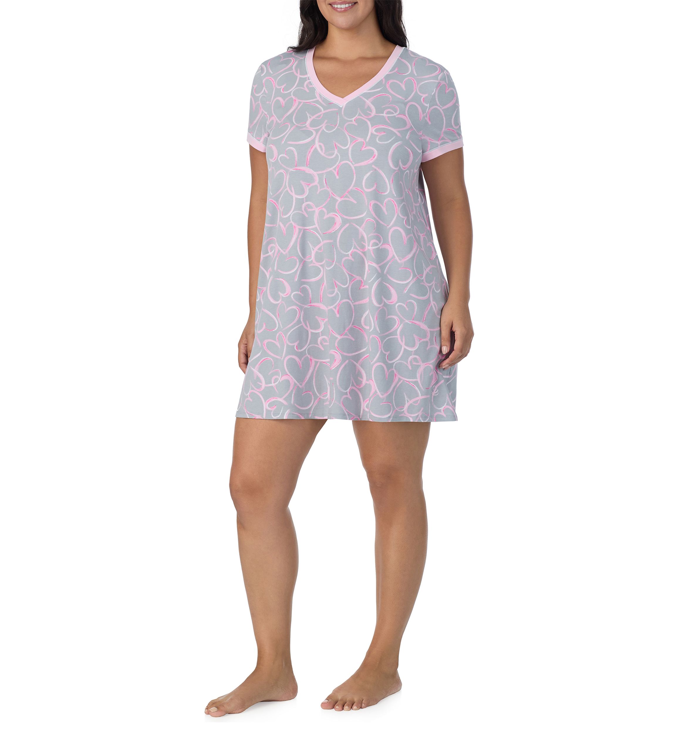 Plus Size Short Sleeve Sleepshirt 