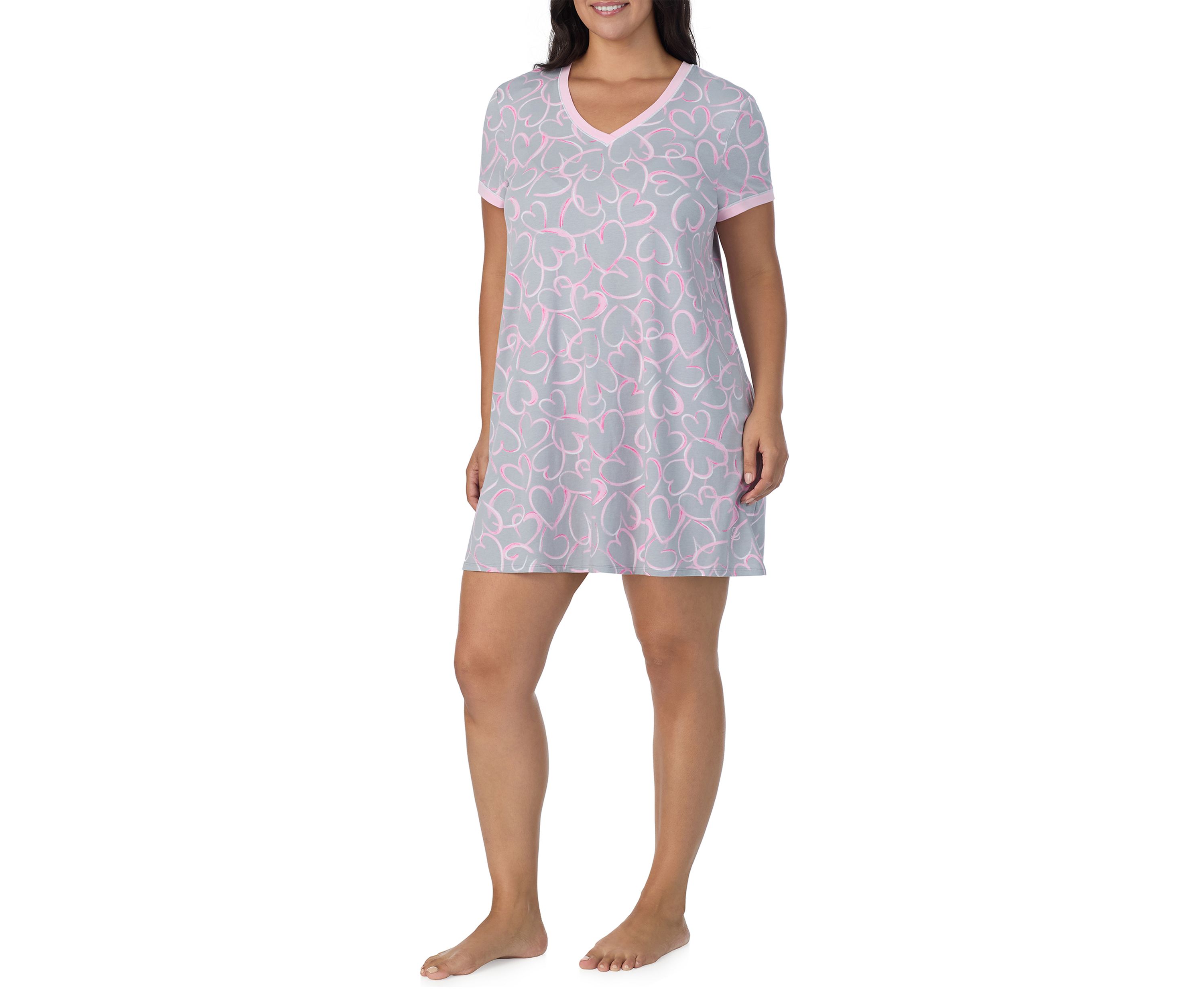 Plus Size Short Sleeve Sleepshirt 