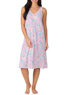 Cuddl Duds Women's Sleeveless Midi Night Gown