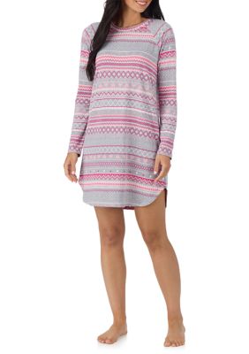 Cuddl Duds Women's Long Sleeve Sleepshirt