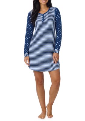 Cuddl Duds Women's Long Sleeve Sleepshirt, XL