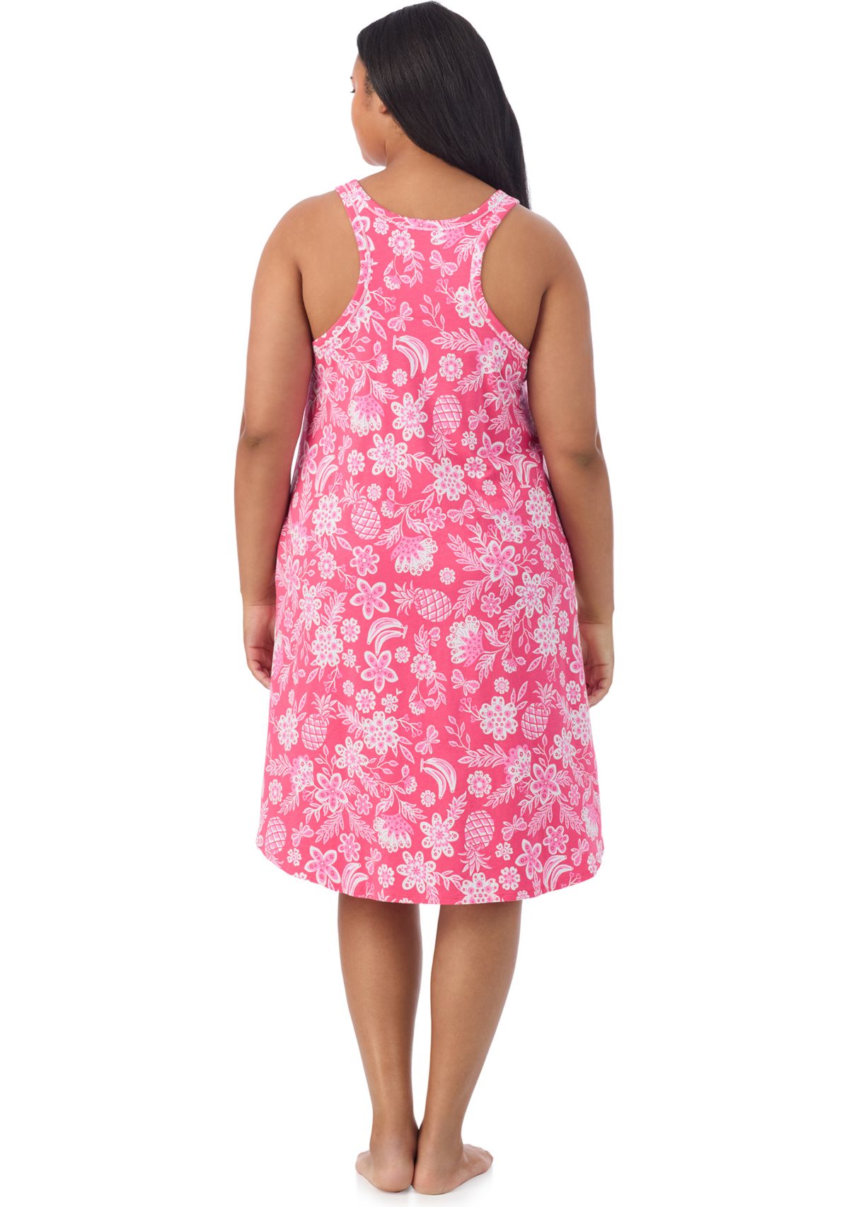 Plus Size Sleeveless Midi Gown