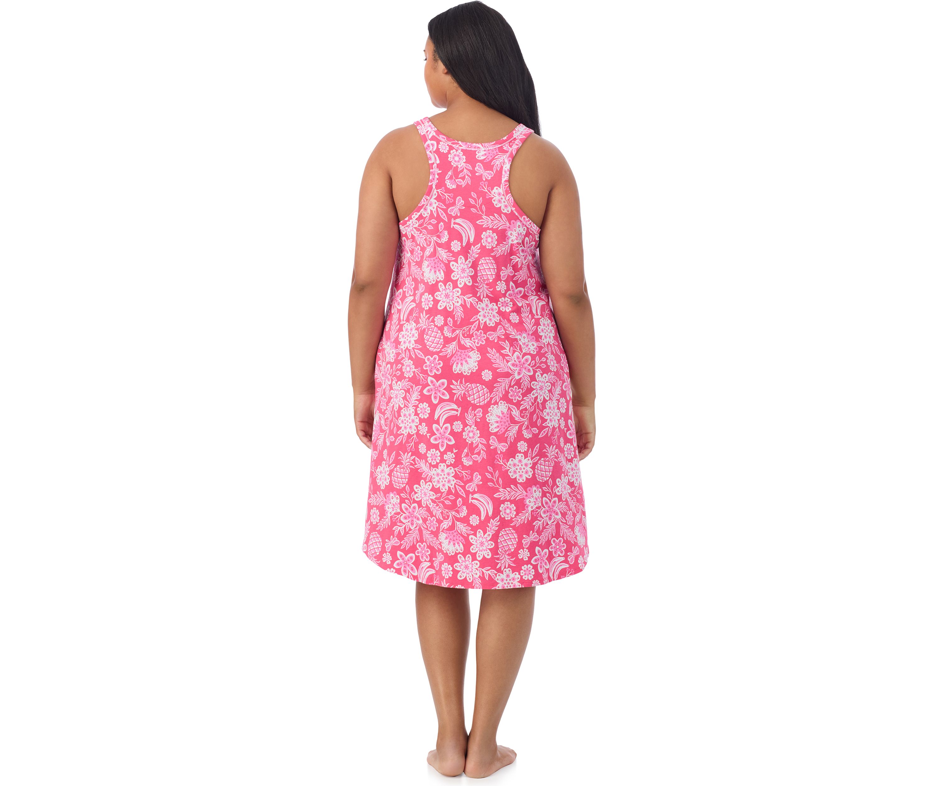 Plus Size Sleeveless Midi Gown