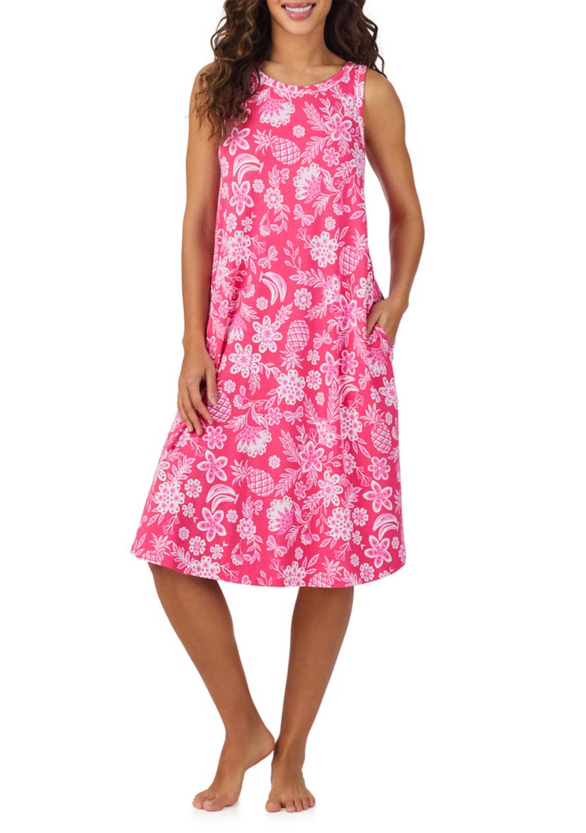 Womens Sleeveless Midi Gown