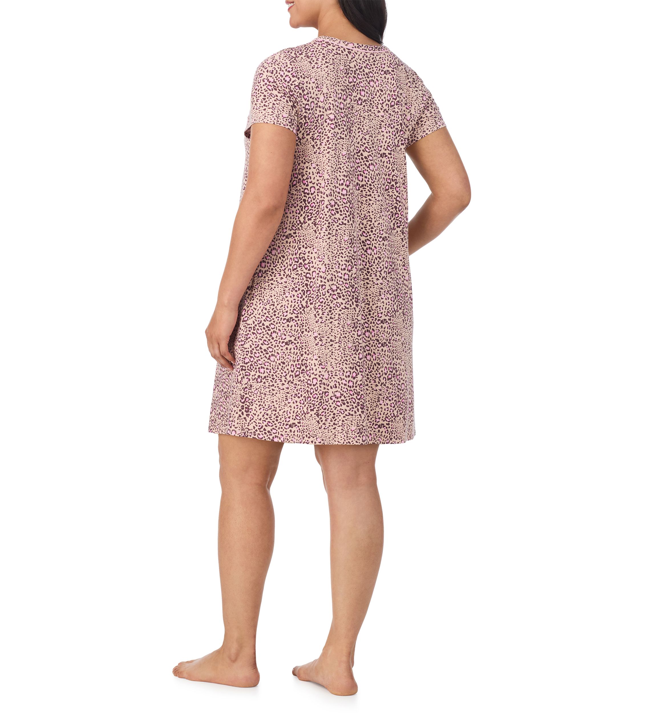 Plus Size Short Sleeve Chemise